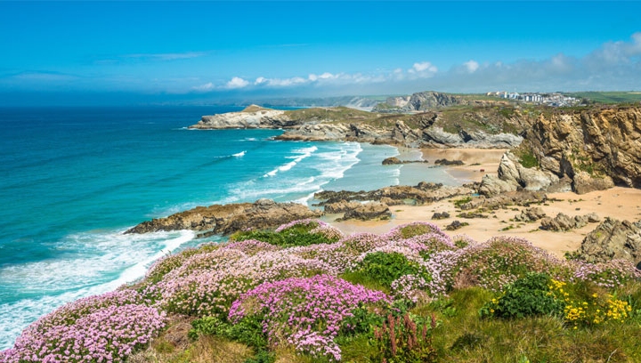 Pictured: A stretch of shoreline in Cornwall